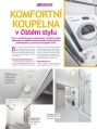 Komfortní koupelna v čistém stylu